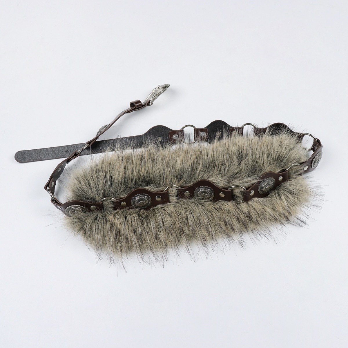 Ceinture large imitation viking, ceinture sculptée rétro médiévale, accessoire de cosplay de guerrier barbare pour femme