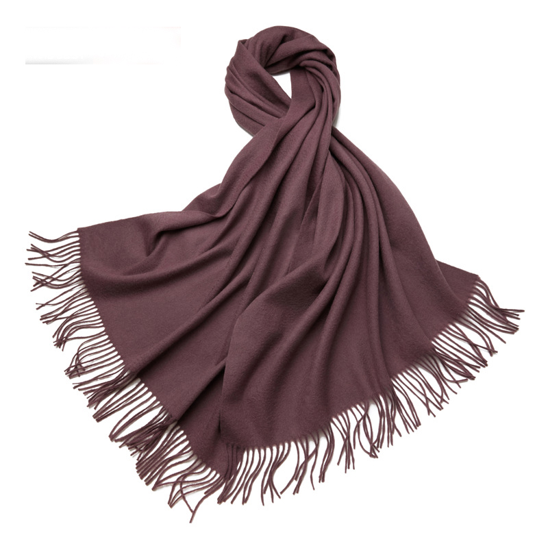 Écharpe 100% laine pour Femme, châle en Pure laine, longue Cape, Pashmina, collection automne-hiver, 200 – 70