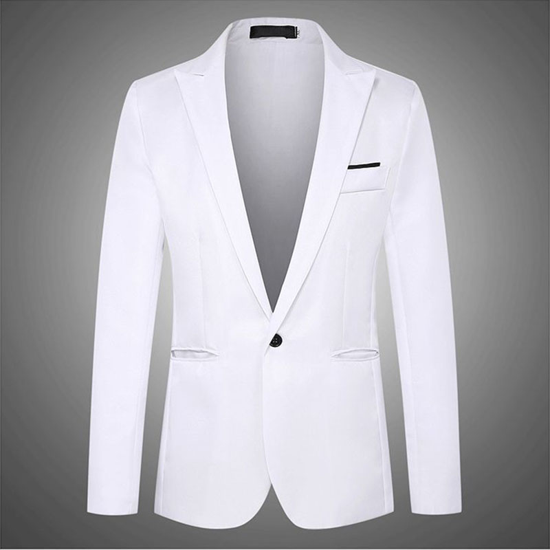 Blazer de mode pour homme, formel et décontracté, idéal pour les occasions tels que les banquets d'affaires et le bureau, veste de costume ajustée, petit costume