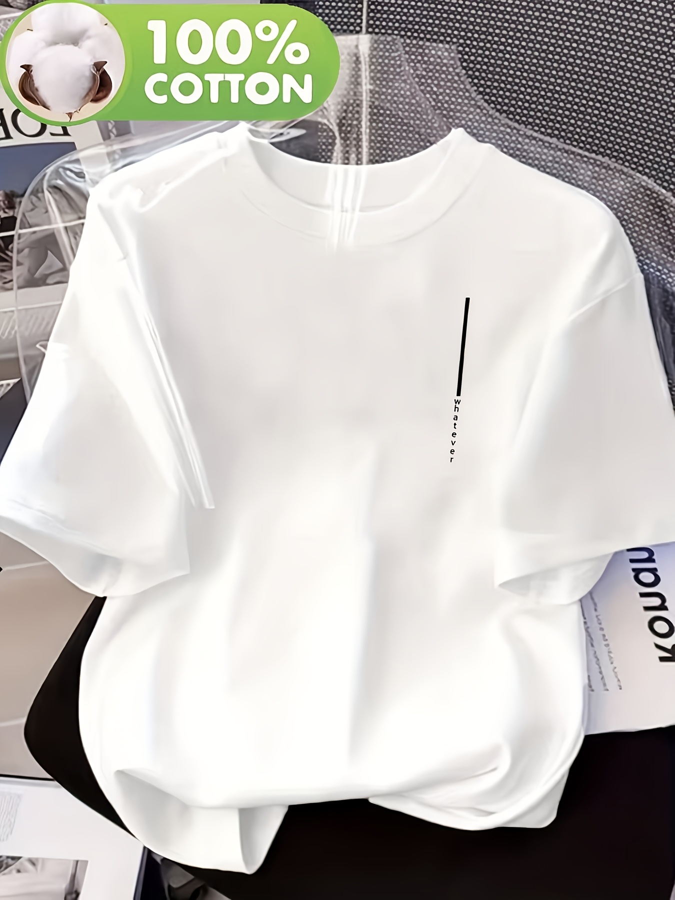 T-shirt pour femmes avec motifs imprimés tendance, confortable et ample, t-shirt décontracté d'été pour femmes à col rond
