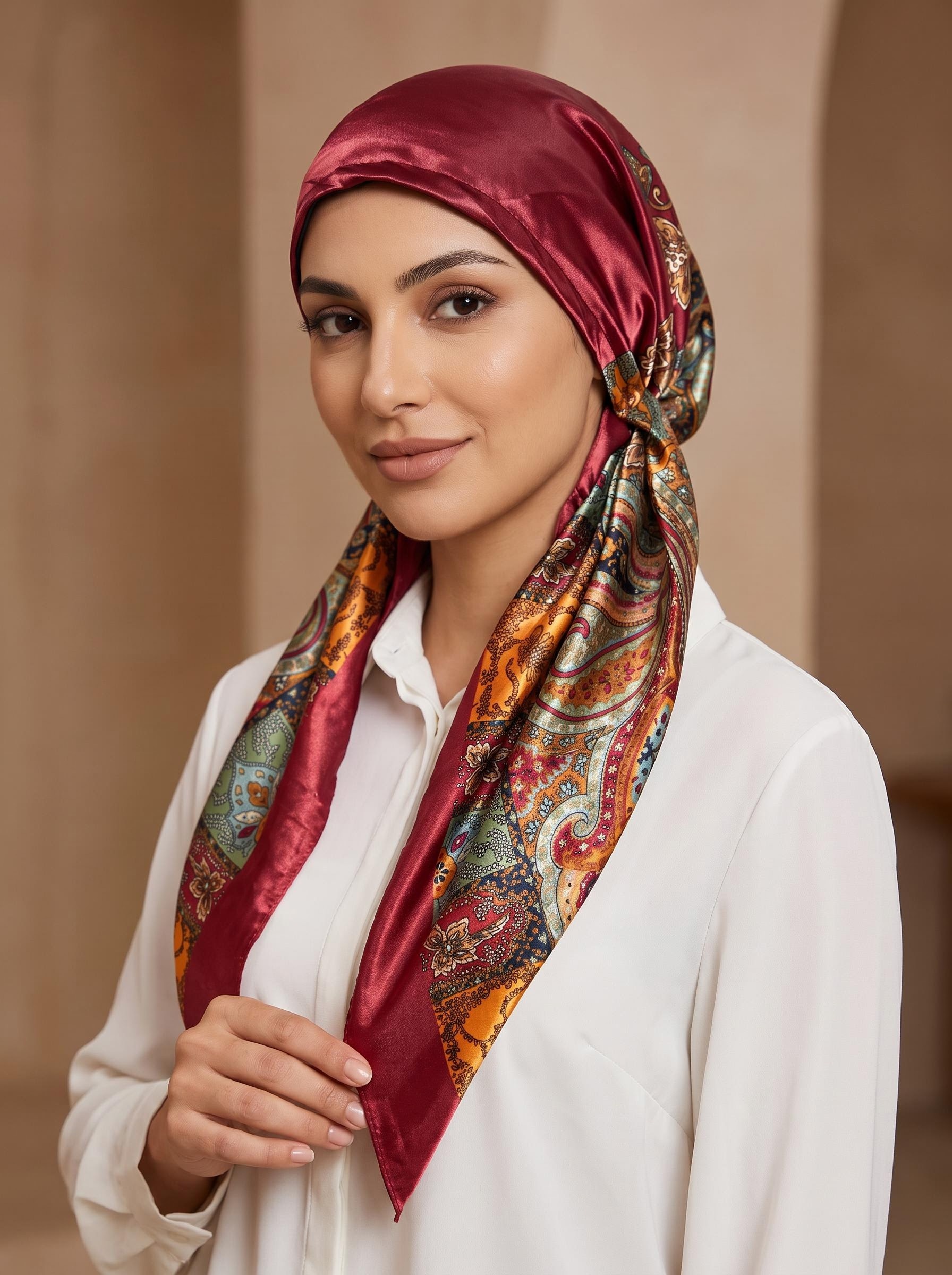 Nouveau foulard en satin Paisley pour femme, turban musulman tendance, bonnet de chimiothérapie, couvre-chef pour perte de cheveux, bandana
