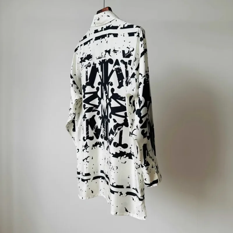 Chemisiers en satin vintage pour femmes, College coréens, manches longues, col polo en Y, chemises pour femmes, printemps, été, ventes