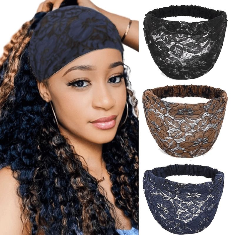 Bandanas Bohèmes, Turbans Africains, Bandeaux de Yoga, Foulards Élastiques, Bandeaux en Tissu Extensible pour Femmes et Filles