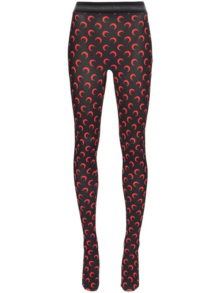 Combinaison élastique imprimée à la mode pour femmes, leggings d'été décontractés, sans couture, assiste, minces, taille haute, nouveau