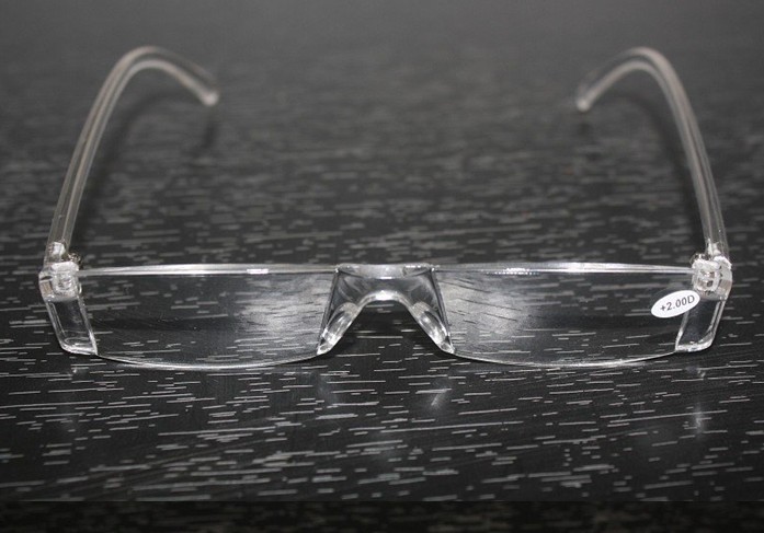 ! ! [12 paires] !! Lunettes de lecture sans monture rectangulaires transparentes pour hommes et femmes, vente en gros +1.0 +1.5 +2.0 +2.5 +3.0 +3.5 +4.0