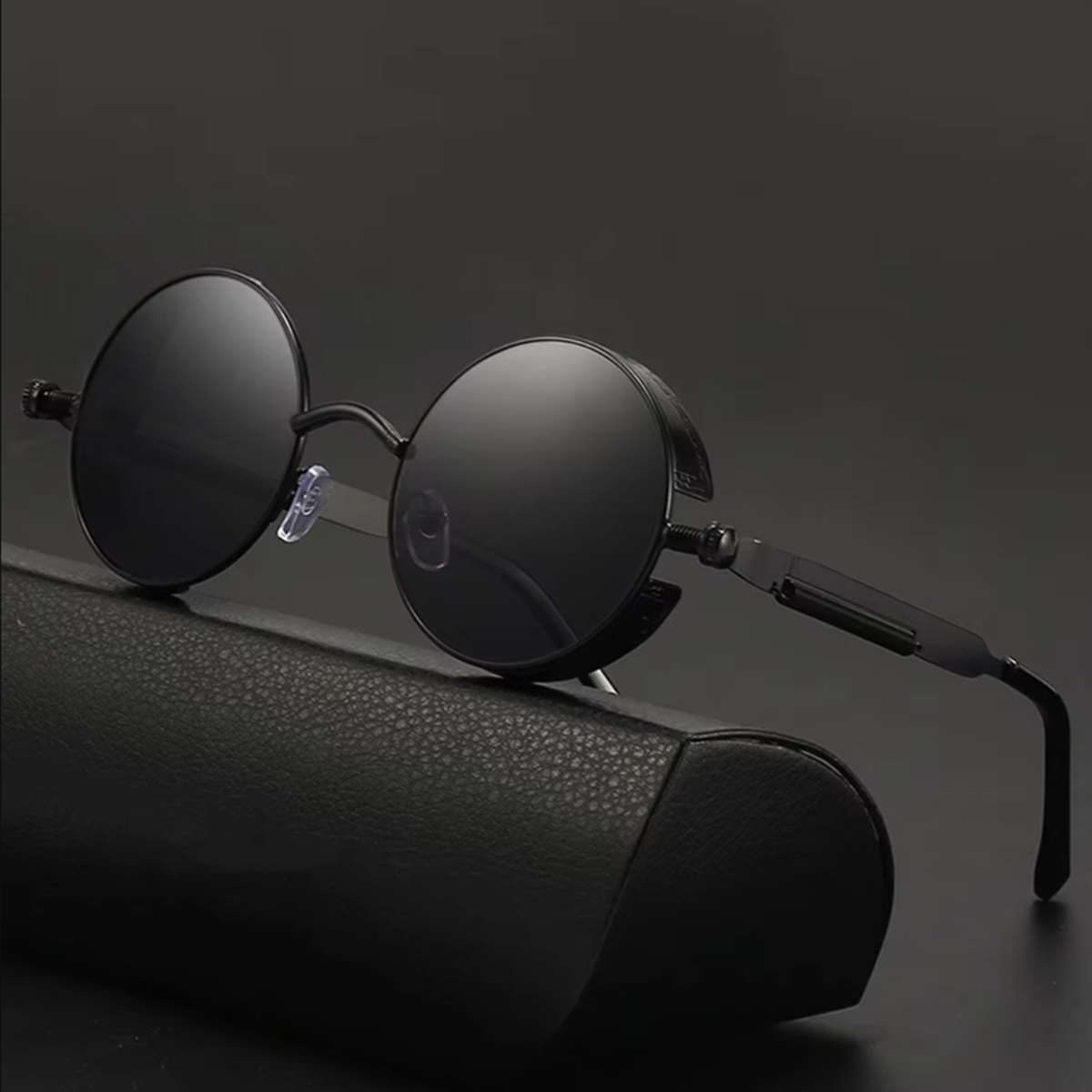 Lunettes de soleil rétro Punk lunettes réfléchissantes rondes lunettes de soleil pour hommes et femmes lunettes hommes lunettes