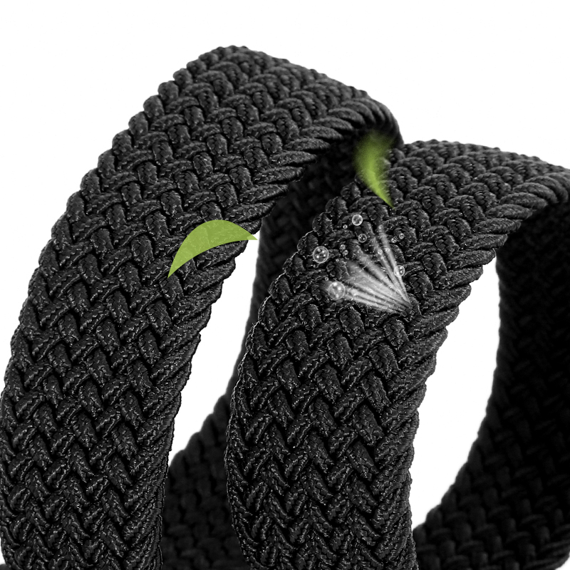 Ceinture élastique tissée sans trous pour hommes et femmes, ceintures en toile pour jeans, style coréen unisexe, ceinture polyvalente pour pantalons décontractés