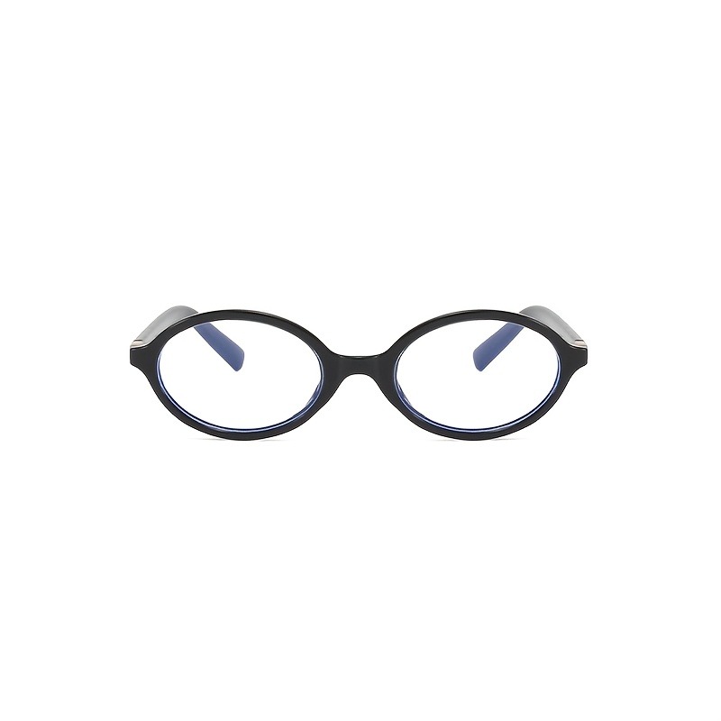Lunettes de forme ovale, élégantes et rétro, polyvalentes pour hommes et femmes, lunettes anti-lumière bleue décontractées pour tous les jours