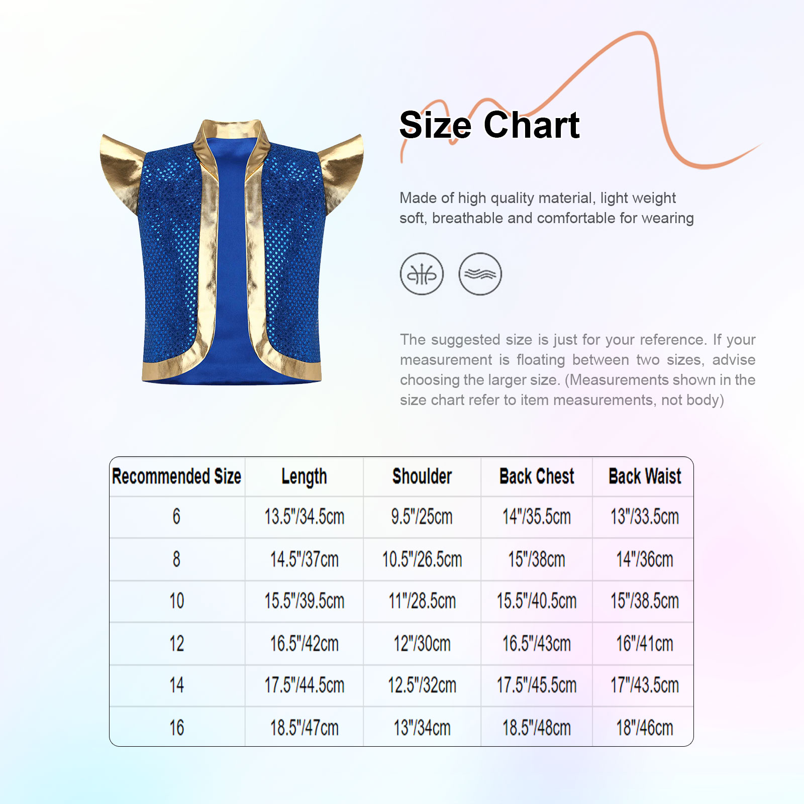 Costumes de cosplay arabes pour garçons, 2 pièces, veste arabe à paillettes métalliques avec pantalon ample à taille haute, ensemble pour fête de cosplay d'Halloween