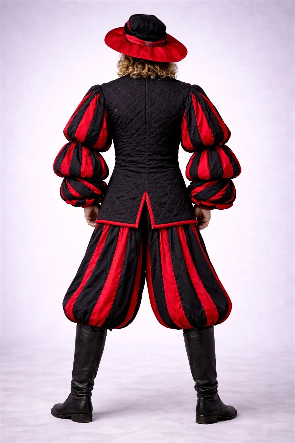 Costume de guerrier médiéval Landsknecht Renaissance pour homme, tenue de guerrier Viking LARP, tunique, pantalon, costume de prince, roi, noble