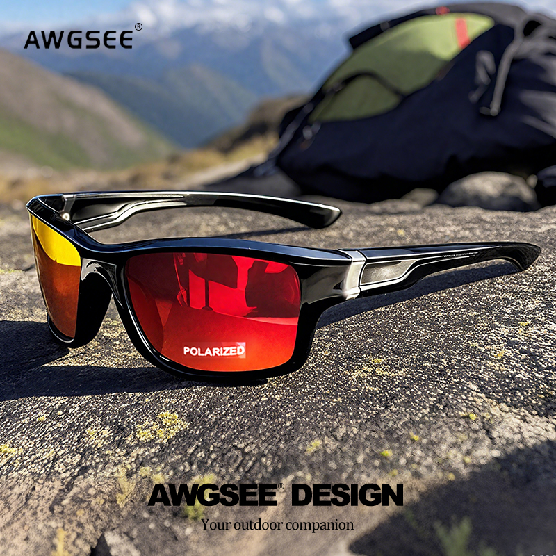 Lunettes de soleil de sport polarisées pour hommes – Lentille TAC durable avec options photochromiques et de couleurs pour la randonnée, la pêche, les voyages et l'usage quotidien