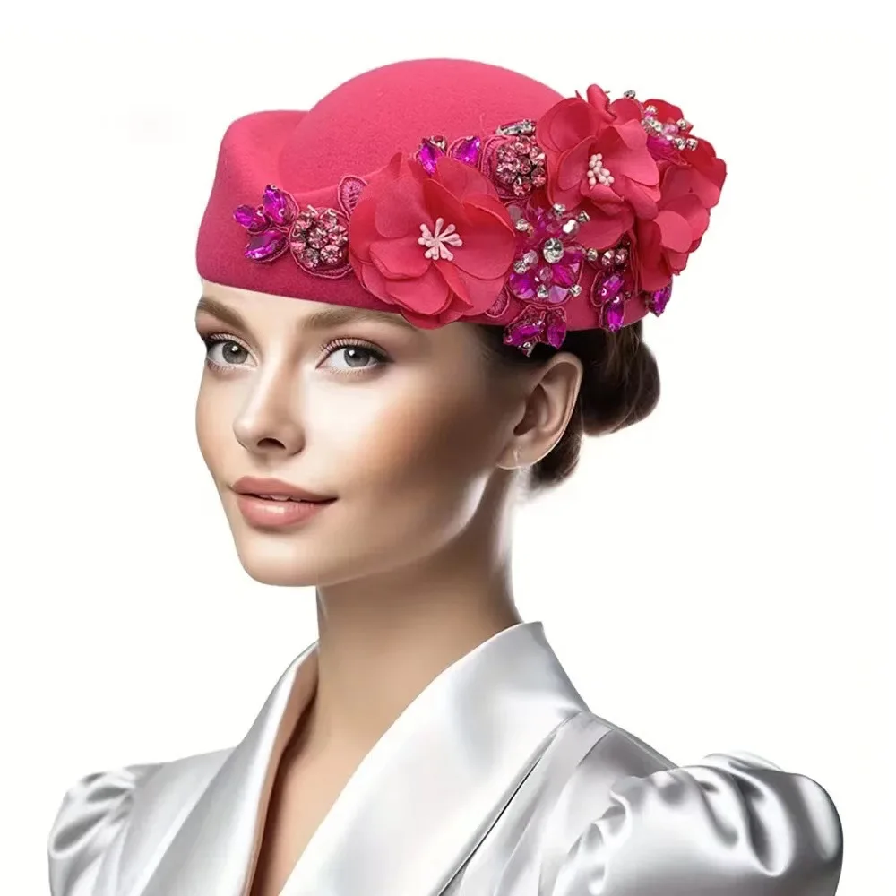 Couvre-chef africain mode été automne Turban africain chapeau pour femmes église avec fleur casquettes souples pour fête décontracté tête enveloppement