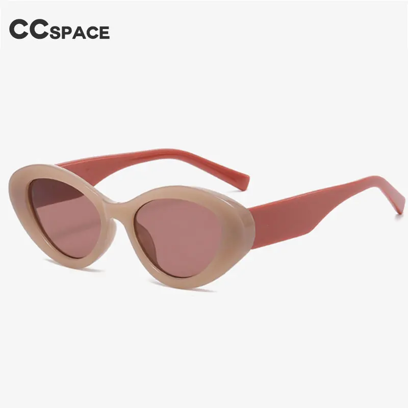 Lunettes de soleil ovales œil de chat pour hommes et femmes, rétro, nuances Vintage, produits tendance, 55479, 2023