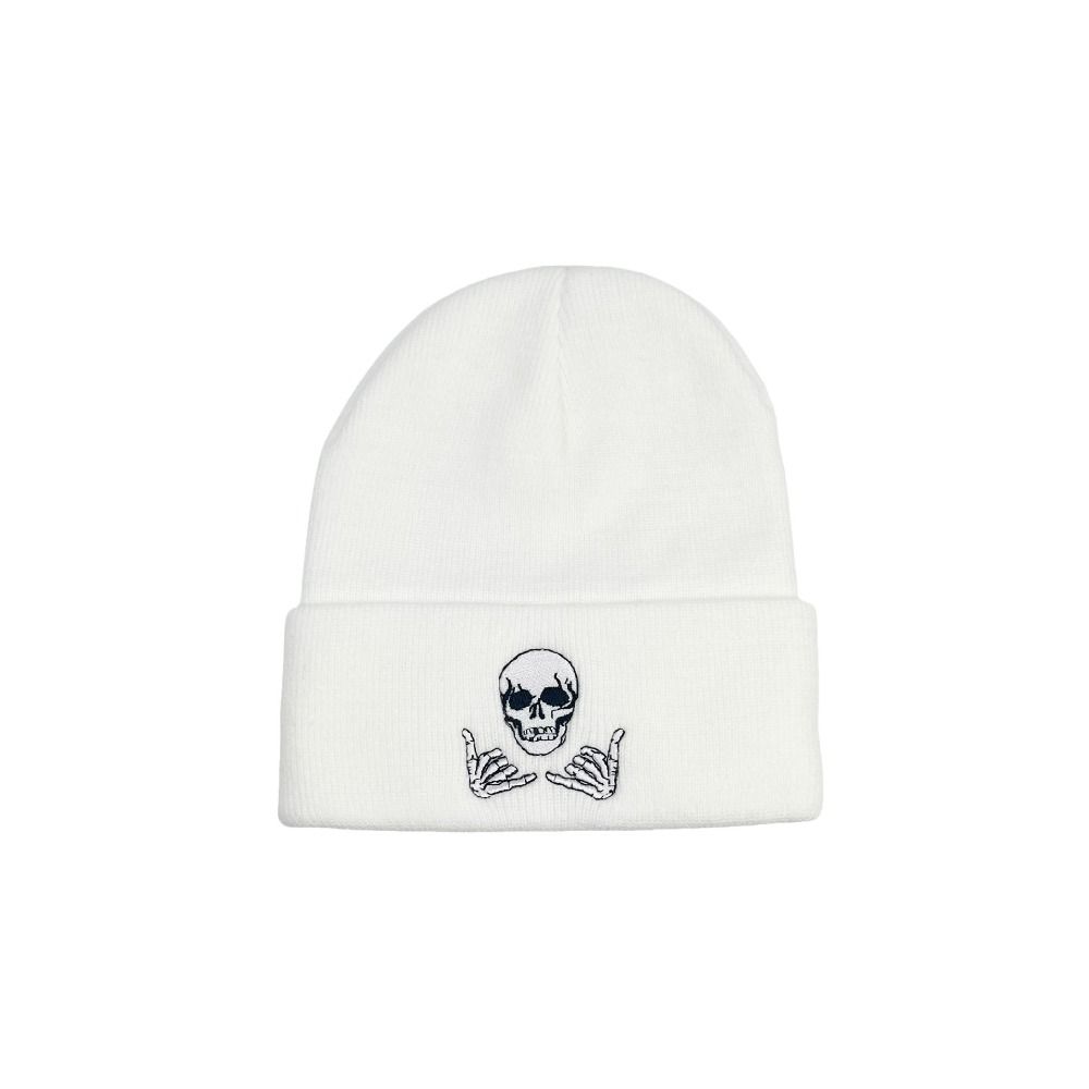 Nouveau bonnet tricoté pour homme style Hip Hop, épais et élastique, brodé, pour le froid et le ski en extérieur