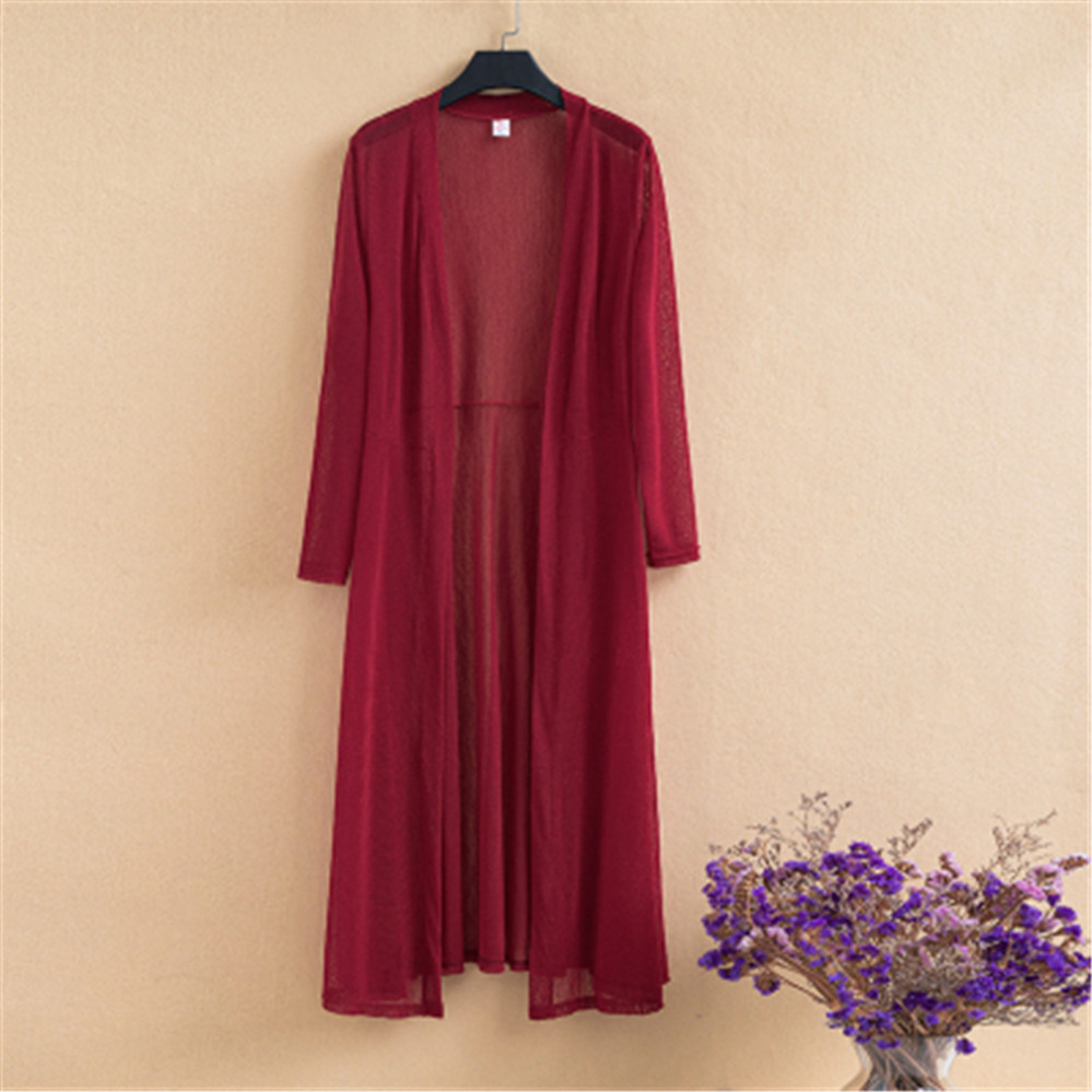 Cardigan à Manches sulfpour Femme, Manteau, Veste, Châle, Été, Automne, 4XL, 5XL, 6XL, 2022