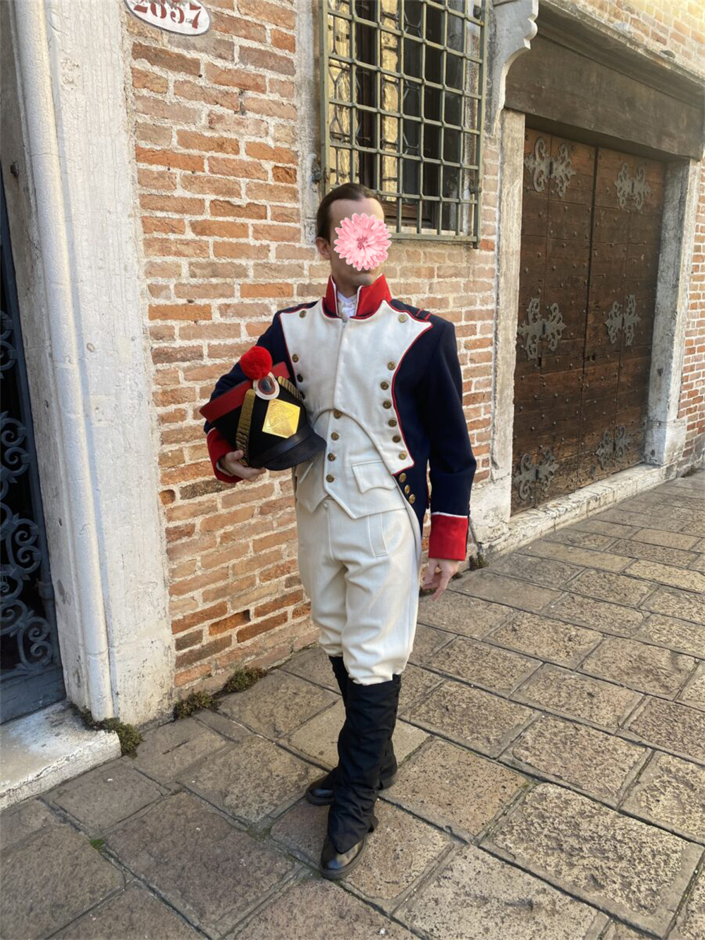 Napoléon Costume hommes empereur français Napoléon Bonaparte Costume militaire uniforme Cosplay Tailcoat veste gilet pantalon tenue adulte