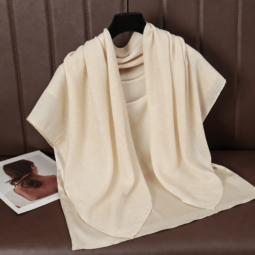 Foulards carrés tendance 90x90cm en coton et lin doux et légers, couleur unie, respirants, pour femmes, hijabs, accessoires de sac