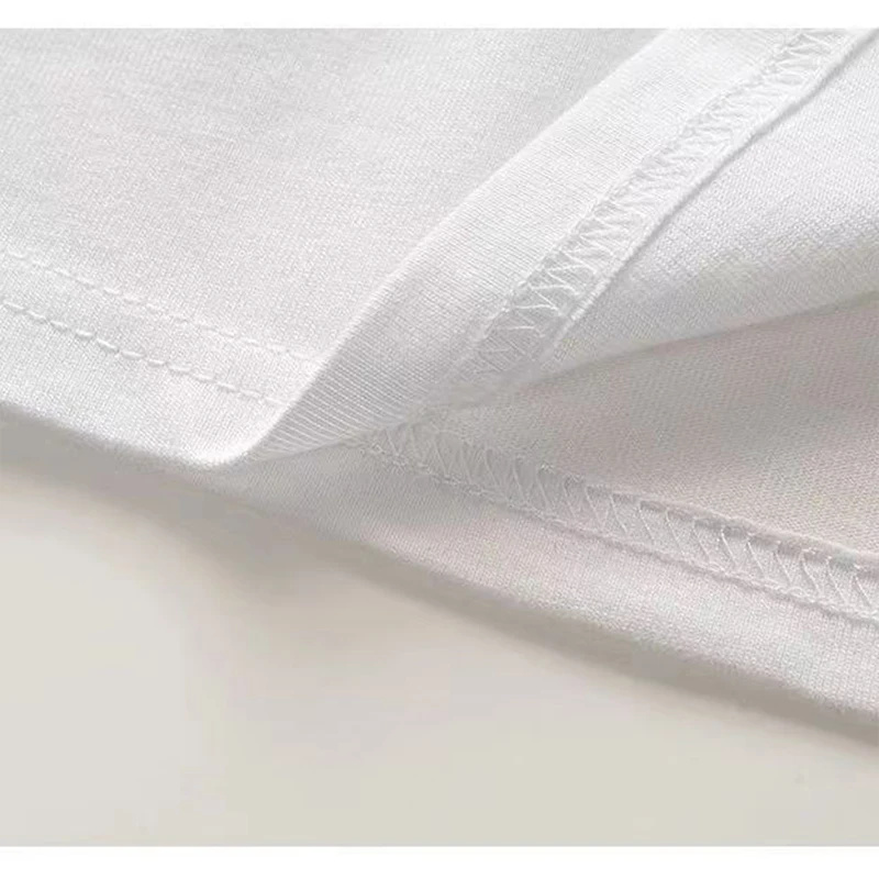 T-shirt pour homme polyvalent, tendance, ample et confortable — 100 % coton avec motif imprimé