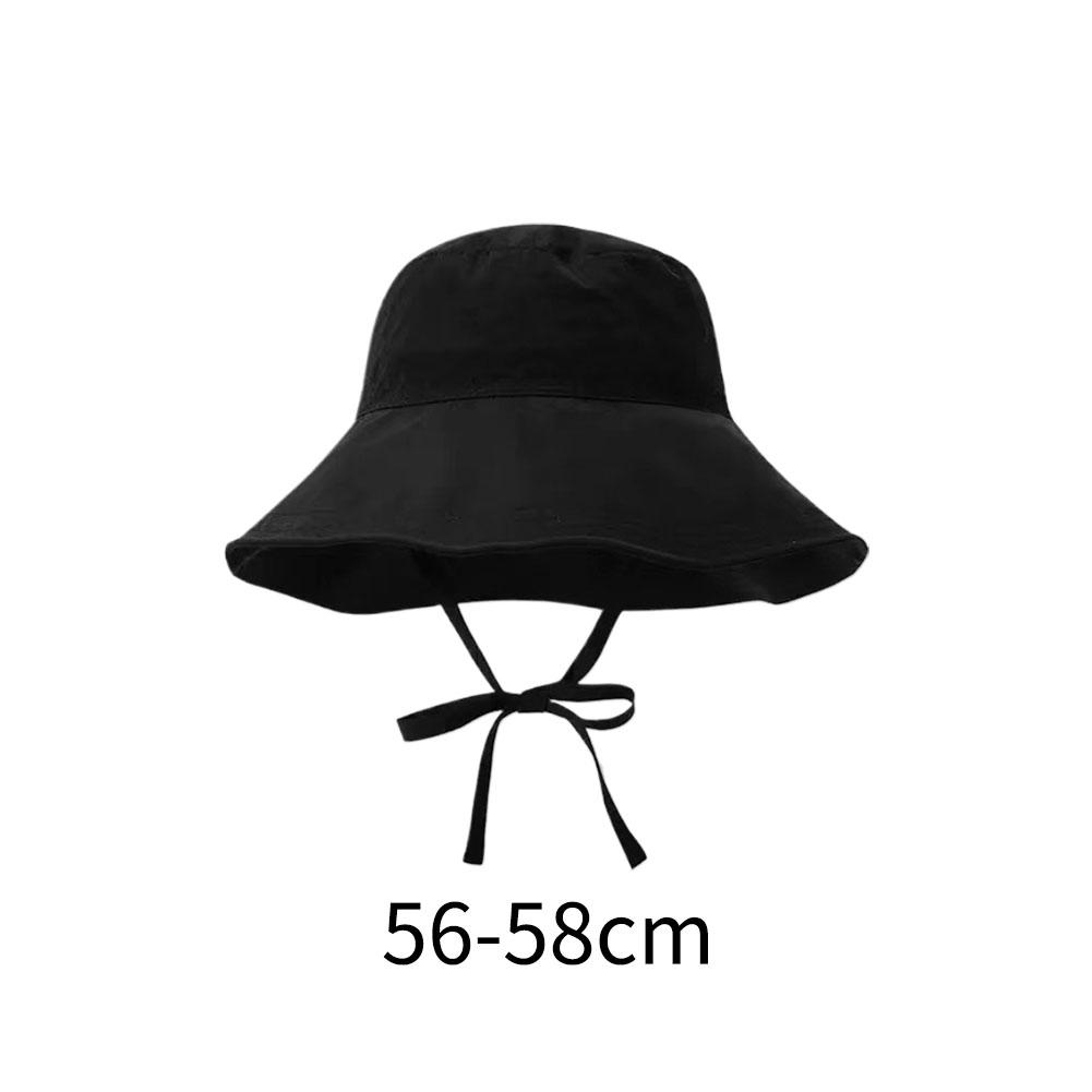 Chapeau Bob Anti-UV à Large Bord avec Lanière, Pliable et Réglable, pour l'Été, Activités de Plein Air, Plage, Chapeau de Pêcheur Respirant