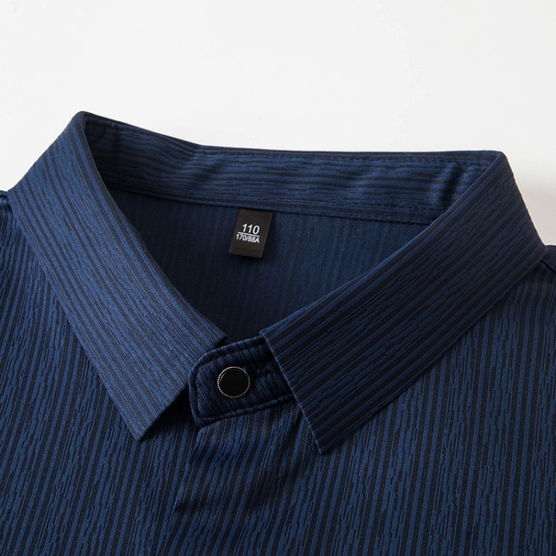 Chemise habillée à manches courtes pour hommes, coupe cintrée, tissu extensible en Spandex de qualité supérieure, couleurs unies, chemises d'affaires décontractées, prix de gros
