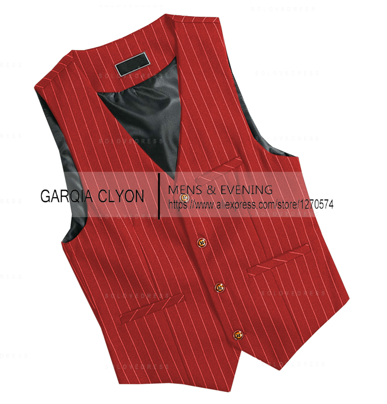 Gilet Gangster Rayé pour Homme, Coupe Slim, Formel, Business, Années 1920
