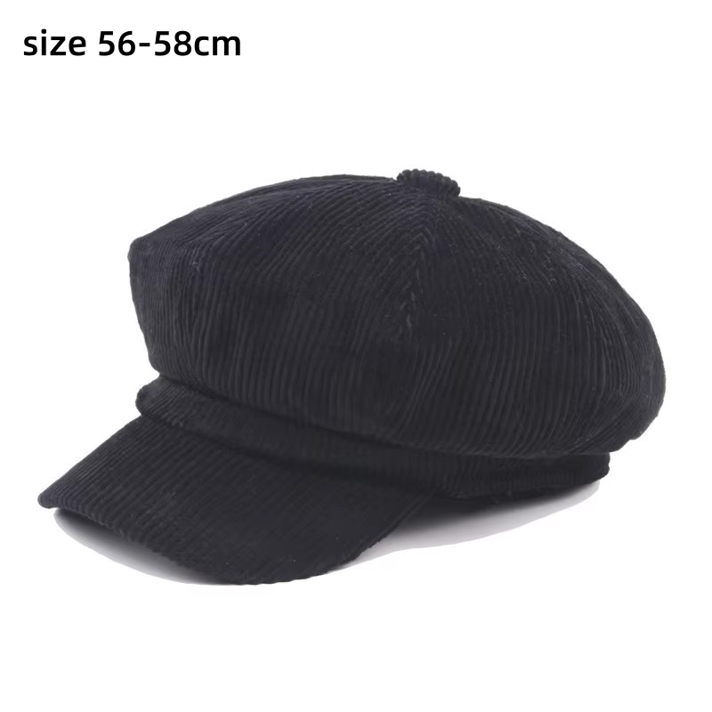 COKK-casquette Newsboy, béret pour femmes, automne hiver, casquette octogonale de peintre, chapeau Vintage anglais, Gorras Boina Feminina