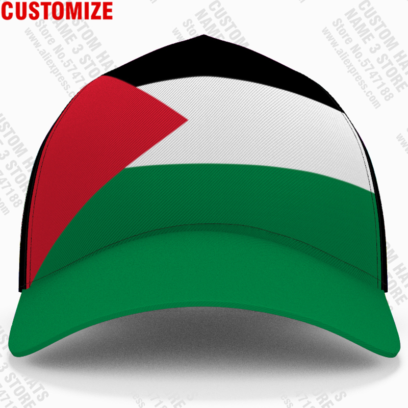 Casquette de Baseball Palestine Personnalisée Gratuite avec Nom, Numéro, Logo d'Équipe, Chapeau de Voyage à la Campagne, Équipement de Sauna