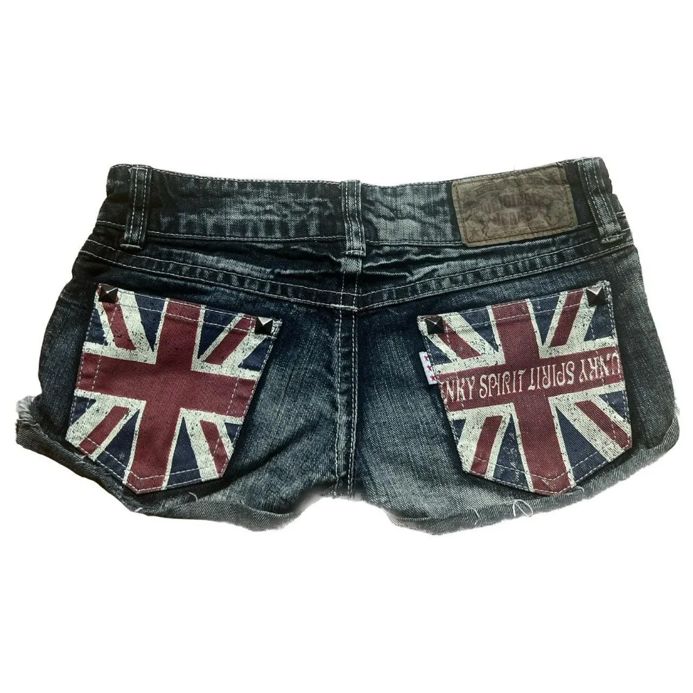 Jupe courte applique imprimé denim goth street hip hop hoparajuku vintage taille haute y2k mini sexy ample décontracté jupe femme