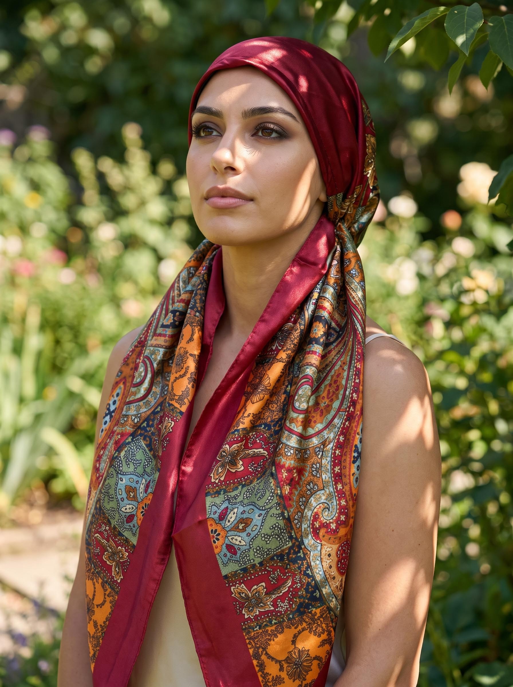 Nouveau foulard en satin Paisley pour femme, turban musulman tendance, bonnet de chimiothérapie, couvre-chef pour perte de cheveux, bandana