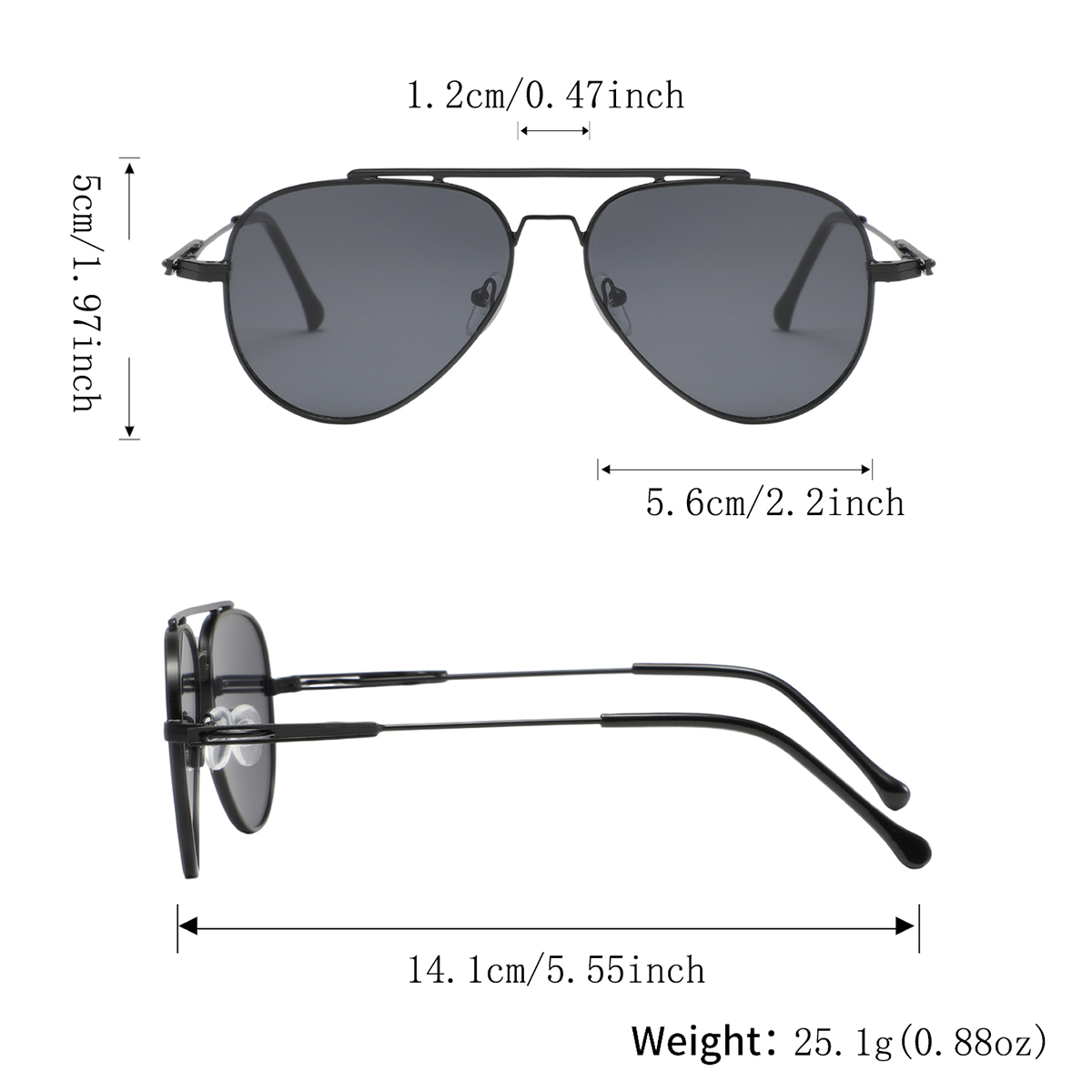 1 paire de lunettes ovales rétro à double pont pour hommes, monture intégrale, au look haut de gamme, classiques et tendance, lunettes décoratives cool de style streetwear, le choix parfait pour les fêtes