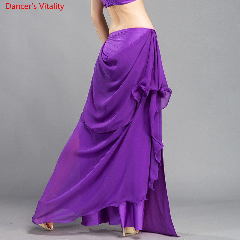 Robe sexy en mousseline de soie pour femmes, jupe d'entraînement indienne, vêtements à renversement élevé, livraison gratuite, vente en gros, 6 couleurs