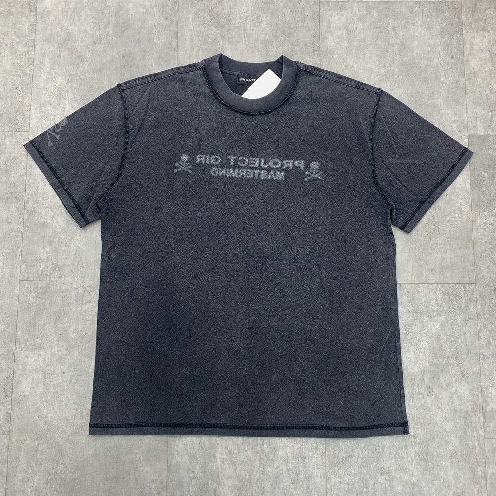 Yao mode marque de luxe 25SS conception commune surdimensionné Vintage haute rue impression Vintage t-shirt hauts t-shirt ample pour hommes unisexe