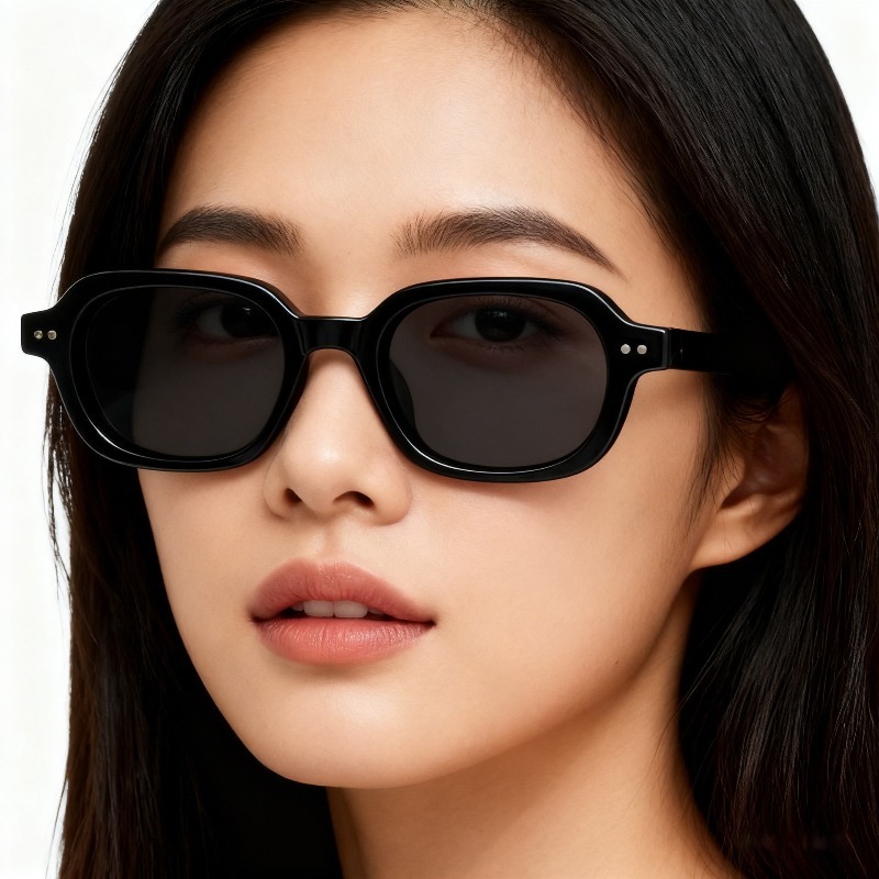 Lunettes de soleil rétro à monture ovale pour hommes et femmes, teinte de couleur fraîche, lunettes colorées unisexes