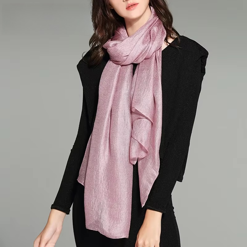 Écharpe longue en lin de couleur Pure pour femmes, châle de protection solaire d'été, style bohème, enveloppe de plage, étole Hijab, nouvelle collection 2023