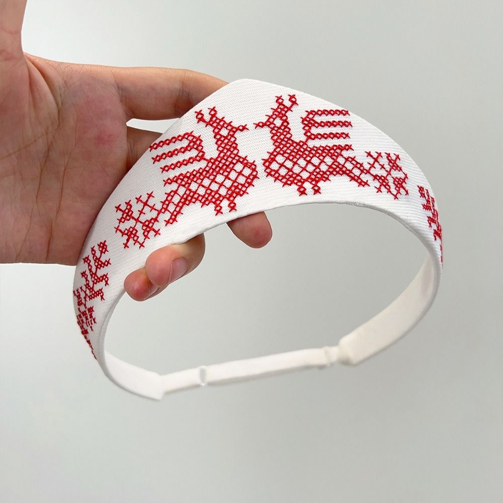 Nouveau serre-tête élastique à broderie florale, style couronne Tudor, texture lisse, noir, accessoires pour cheveux