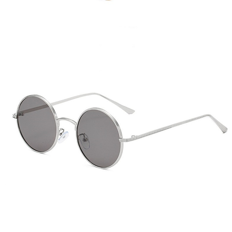 Nouvelles Lunettes de Soleil Rondes Classiques Tendance pour Hommes et Femmes, Style Vintage, Conduite en Extérieur, Design de Luxe, Monture Métallique