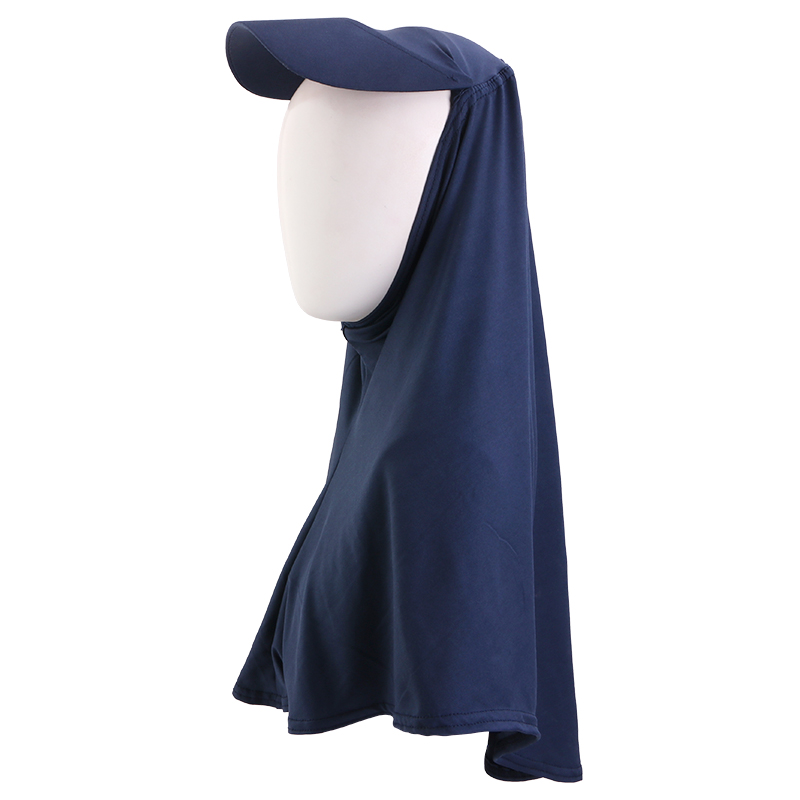 Nouveau Hijab Musulman Uni, Foulard Islamique Extensible, Turban avec Visière, Châle Couvrant Entièrement, Bonnet, Voile de Prière Ramadan, Sous-Hijab