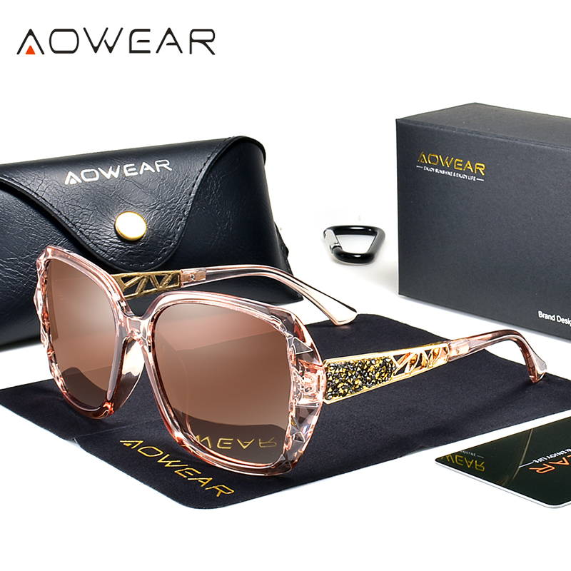 Femmes luxe dégradé surdimensionné lunettes de soleil femmes polarisées carré Vintage lunettes de soleil dames diamant nuances gafas de sol mujer