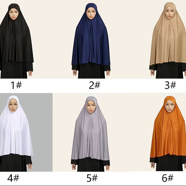 Foulard de Tête pour Femme Musulmane, tiens imar Abaya, Long Hijab Burqa, Vêtement de Prière Islamique, Turban Couvert, Châles Enveloppants pour Ramadan, Nouvelle Collection