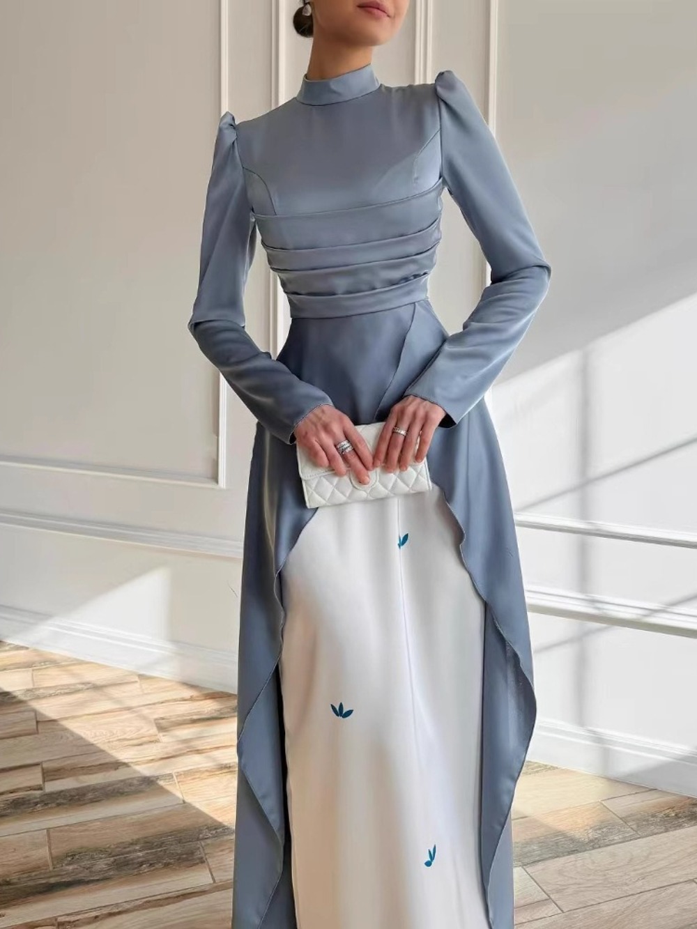 Eid femmes Robe musulmane Abaya Satin robes Largos fête Caftan Jalabiya Ramadan robes longues dubaï caftan arabe longue Robe 2025