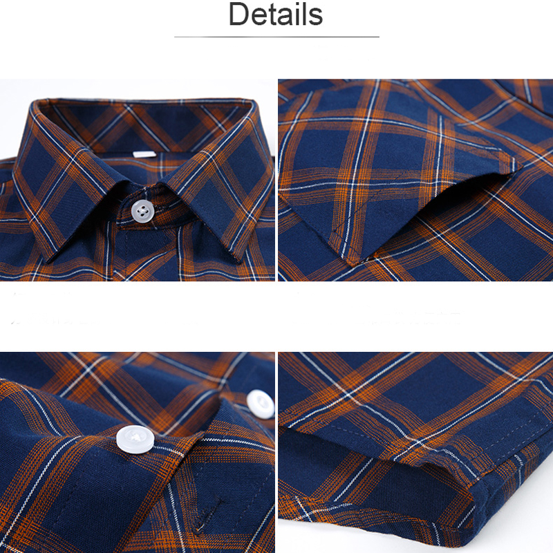 Chemise à carreaux en coton pour hommes, manches courtes, mince, doux, classique, basique, décontracté, vêtements pour hommes, mode estivale, grande taille, 8XL, 7XL, nouveau