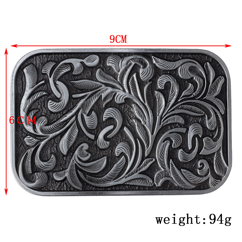 Boucle de ceinture pour jeunes, mode de rue, motif Arabesque rétro, Style chinois ancien