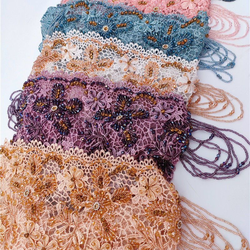 Hijabs pour femmes musulmanes perles noires Eid Ramadam prière couverture de cheveux casquettes soirée luxe Kufi chapeaux Turban Islam foulards