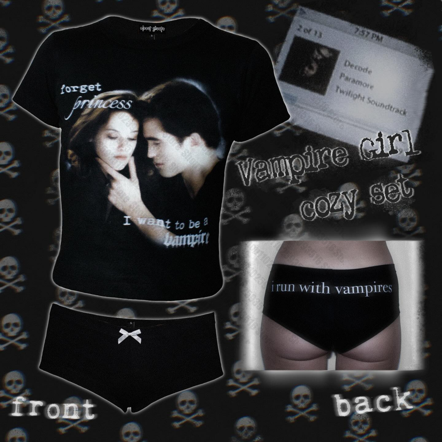 Vêtements gothiques femme Y2k T-shirt Emo printemps 2025 femme Grunge vêtements pour femmes femmes recadrée Anime fille poubelle Y2k 2000s