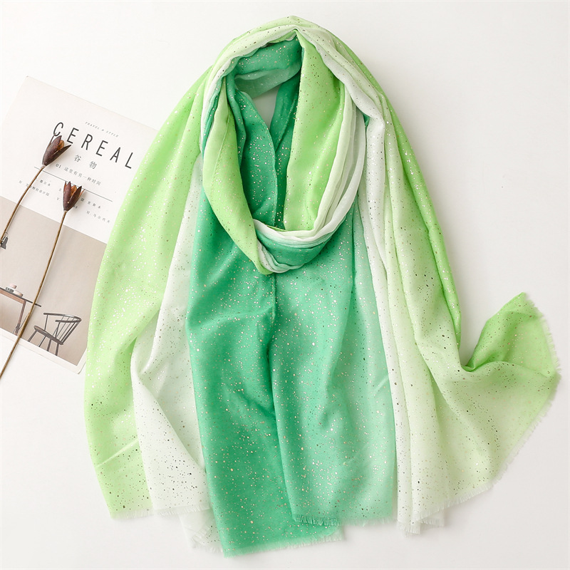 2025 luxe mode Ombre paillettes frange Viscose châle dame haute qualité miroitant enveloppement Pashmina étole Bufandas musulman Hijab Sjaal