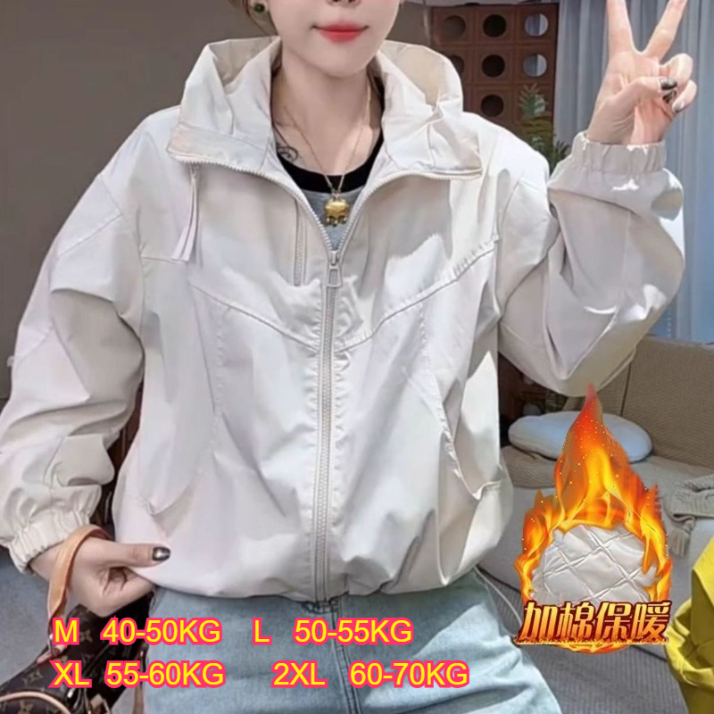 Veste courte rembourrée en coton pour femmes, manteaux épais à capuche avec fermeture éclair et cordon de serrage, veste thermique en peluche, coupe-vent d'extérieur pour Camping