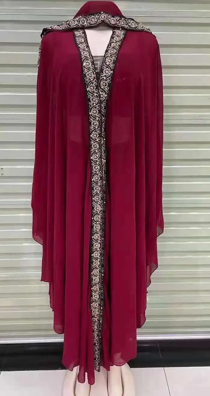 Ramadan Abaya dubaï caftan musulman Hijab robe Robes de soirée africaines pour femmes Kimono Robes Caftan Islam vêtements musulman Abaya