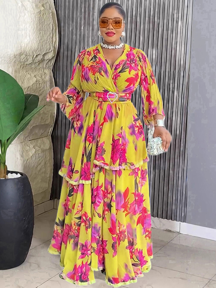 Robes d'été en mousseline de soie pour femmes, tenue africaine Ankara Dashiki ptint, robe de soirée de bal élégante pour dames, robe d'anniversaire, 2026