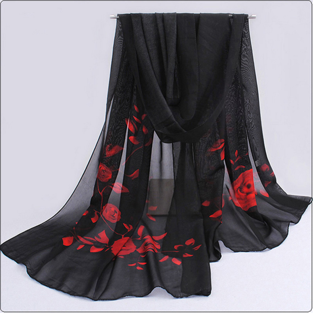 Foulard Hijab Musulman en Mousseline de Soie pour Femme, Châle, Enveloppant, à la Mode, pour l'Été et le Printemps