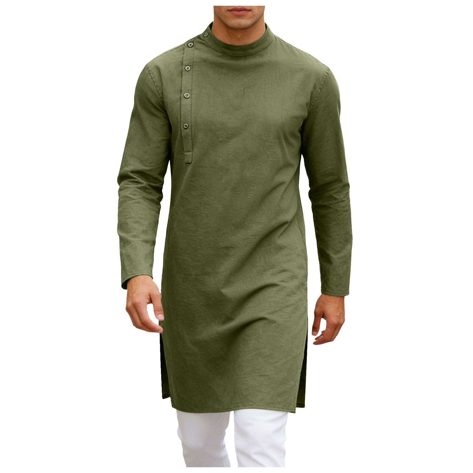 Abayas islamiques pour hommes, robes musulmanes du Moyen-Orient, vêtements islamiques, robes de prière, kaftan saoudien, Ramadan, Jubba, Thobe